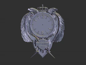 Harley Davidson Wanduhr STL-Modell für CNC- und 3D-Drucker 3D Druckmodell