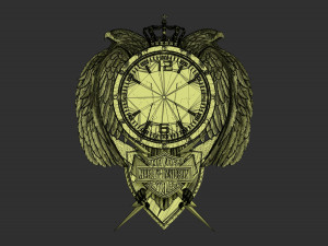harley davidson wall clock stl model for cnc and 3d printer 3D Print Model