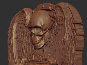 harley davidson bas relief stl model for cnc and 3d printer 3D Print Model
