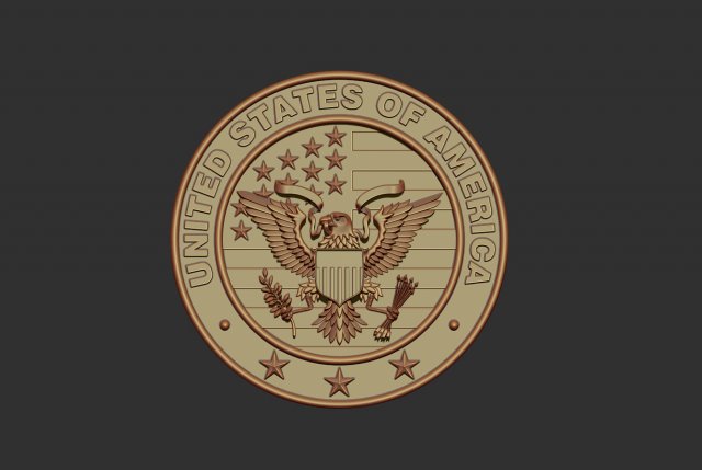 usa army veteran stl model for cnc and 3d printer 3D printmodel .c4d .max .obj .3ds .fbx .stl .blend 