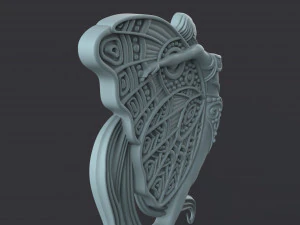 butterfly woman 3D Print Model