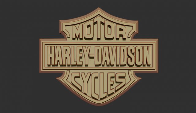 Harley Davidson Skulls 3D Print Model Harley Davidson Fabric