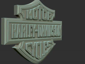 harley davidson logo 3D Print Model in Signs and Logos 346496