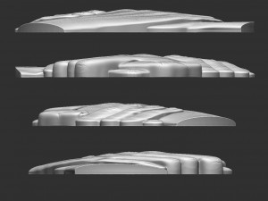 shake hands bas relief Model do druku 3D