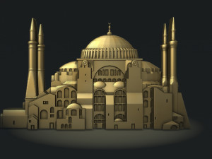 Hagia Sophia 3D Print Model