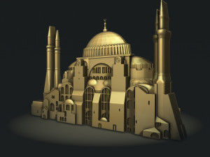 Hagia Sophia Modelo de Impressão 3D
