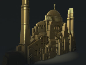 Hagia Sophia Modelo de Impressão 3D