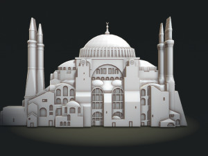 Hagia Sophia Modelo de Impressão 3D