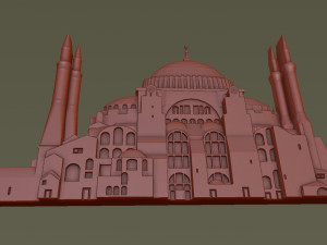 Hagia Sophia Modelo de Impressão 3D