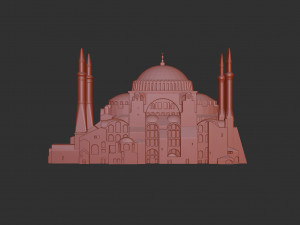 Hagia Sophia Modelo de Impressão 3D