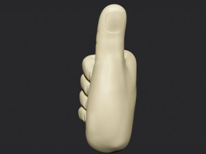 Thumbs Up Hand Figure 3D Print Model