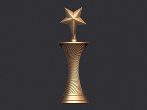 Star award Model Cetak 3D