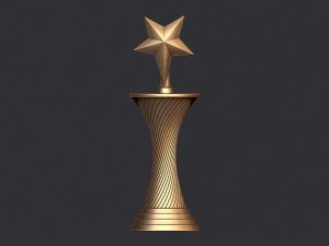 Star award 3D Print Model