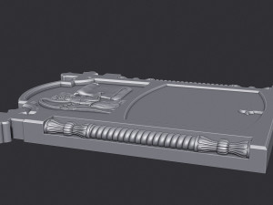 Memorial Tombstone with Angel 3D-printmodel