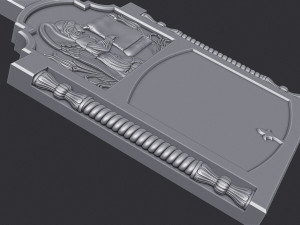 Memorial Tombstone with Angel 3D Принт Модель