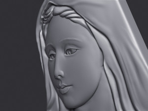 Virgin Mary Model do druku 3D