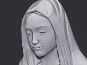 Virgin Mary 2 Model do druku 3D