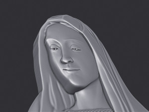 Virgin Mary 2 Model do druku 3D