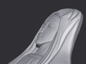 Virgin Mary 2 Model do druku 3D