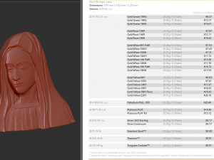 Virgin Mary 2 Model do druku 3D