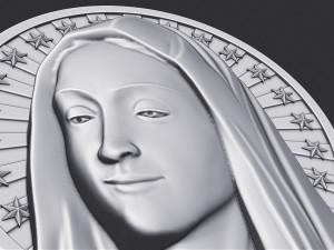 Virgin Mary 3 Modelo de Impressão 3D