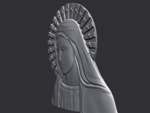 Virgin Mary 4 3D Print Model
