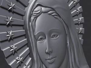 Virgin Mary 4 3D Print Model