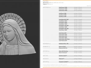 Virgin Mary 4 3D Print Model
