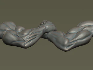 Arm Wrestling 3D Print Model