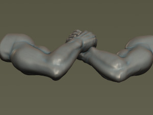 Arm Wrestling Modello di stampa 3D
