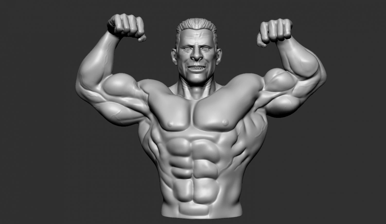Bodybuilder 3D Print Model .c4d .max .obj .3ds .fbx .stl .blend