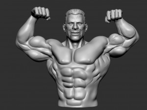 Bodybuilder Model do druku 3D