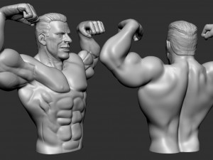 Bodybuilder Modèles 3D en vedette