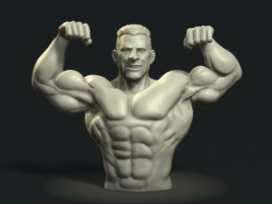 Bodybuilder 3D Print Model