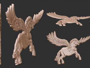 Pegasus Modelo de Impressão 3D