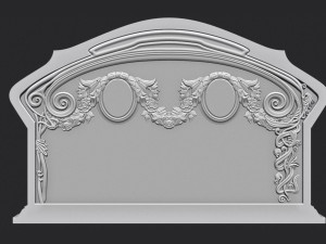Family Memorial Tombstone for Cnc Engraving Modelo de impresión 3D