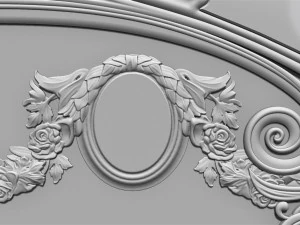 Family Memorial Tombstone for Cnc Engraving 3D Print Model