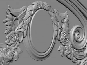 Family Memorial Tombstone for Cnc Engraving 3D Print Model