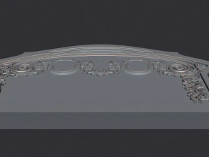 Family Memorial Tombstone for Cnc Engraving 3D Print Model