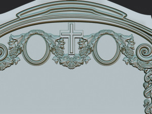 Family Memorial Tombstone for Cnc Engraving 3D-printmodel