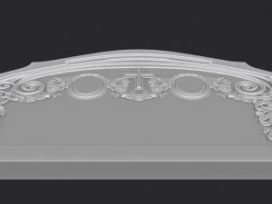 Family Memorial Tombstone for Cnc Engraving 3D Print Model
