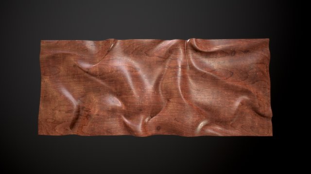 Organic wall hanging for cnc 3D Принт Модель .c4d .max .obj .3ds .fbx .stl .blend 