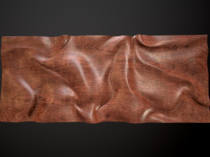 Organic wall hanging for cnc Modelo de impresión 3D