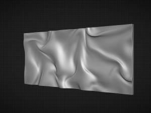 Organic wall hanging for cnc 3D Принт Модель
