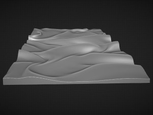 Organic wall hanging for cnc 3D Принт Модель