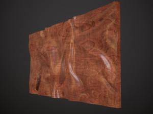 Organic wall hanging for cnc 3D Принт Модель