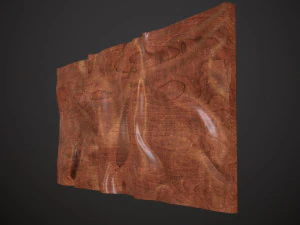 Drapery Wall Art Panel 3D Print Model
