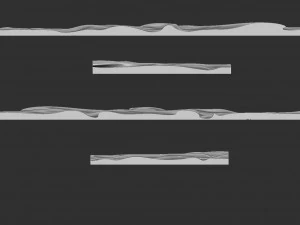窗帘墙艺术面板 3D 打印模型