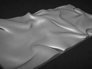 窗帘墙艺术面板 3D 打印模型