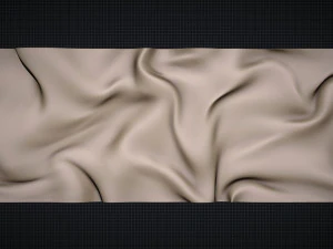 窗帘墙艺术面板 3D 打印模型